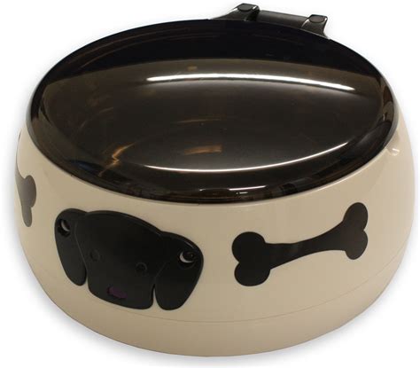 food dish that closes rf id|rfid tag pet feeding bowl.